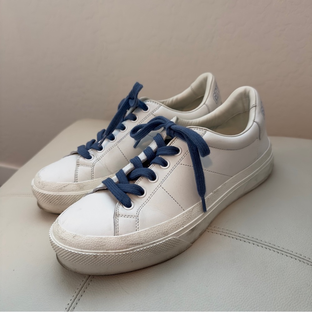 Authentic Givenchy White and Blue Game Day City Sport Sneakers